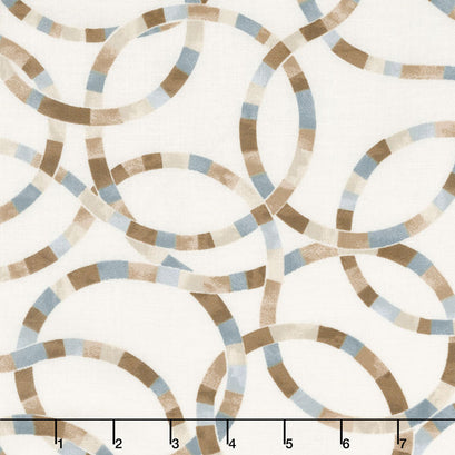 Lazy Loops - Taupe 108" Wide Backing