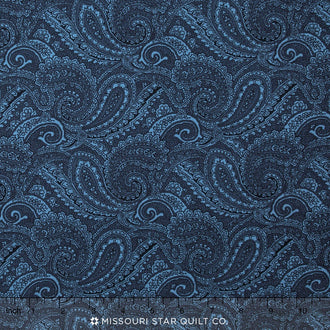 Wilmington Essentials - Paisley Blue 108" Backing