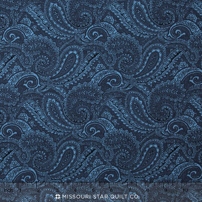 Wilmington Essentials - Paisley Blue 108" Backing