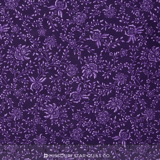 Country Manor - Violet Colorstory Sprigs Violet Yardage