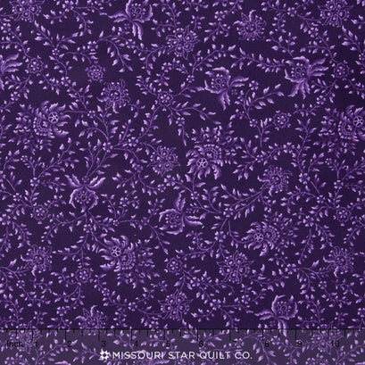 Country Manor - Violet Colorstory Sprigs Violet Yardage