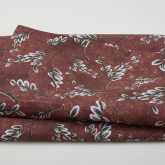 Willow Wood - PW Floral Brick 108" Wide 3 Yard Cut