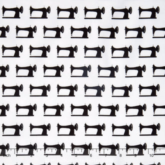Sewing Studio - White Yardage