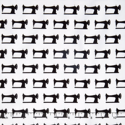 Sewing Studio - White Yardage
