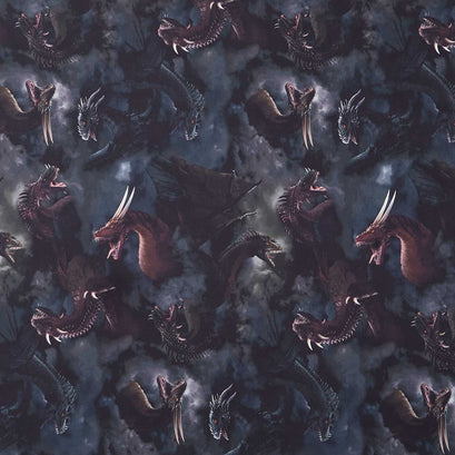 Dragon's Lair - Tossed Dragons In Clouds Night Yardage