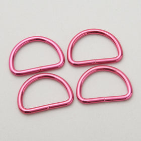Sallie Tomato Tula Pink 1" D Ring - Set of Four Pink Primary Image
