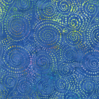 Tonga Batiks - Vivid Burst Ocean Yardage