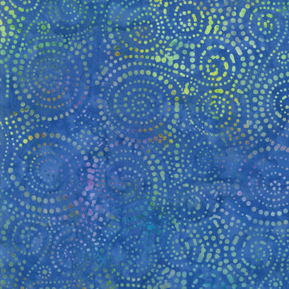 Tonga Batiks - Vivid Burst Ocean Yardage