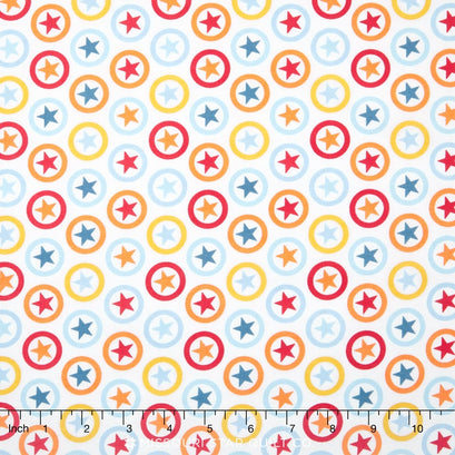 Lucky Star - Circle Cream Yardage