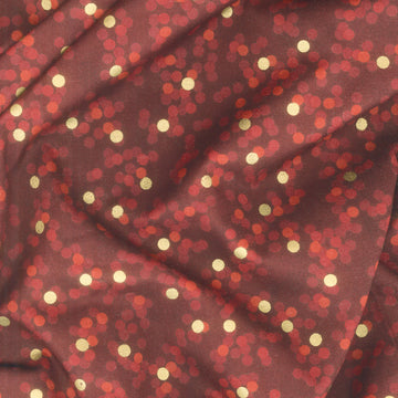 Sweet Pumpkin Spice - Dots Cranberry Yardage Alternative View #1