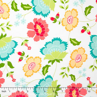 Ardently Austen - Austen Main White Yardage