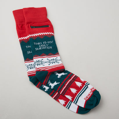 Pocket Socks Ugly Sweater - Mens