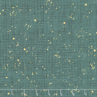 Winter Dreams - Texture Green Metallic Yardage