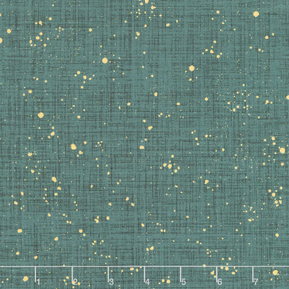 Winter Dreams - Texture Green Metallic Yardage