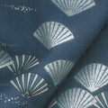 Imperial Collection 14 - Indigo Colorstory Fans Indigo Metallic Yardage
