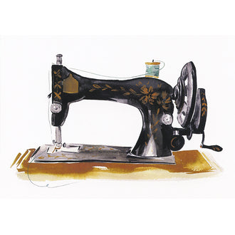 Antique Sewing Machine Watercolor Paint Kit