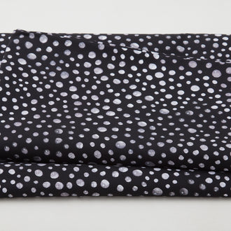 Rainbow Droplets - Charcoal 108" Wide 3 Yard Cut