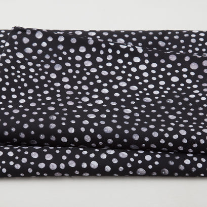 Rainbow Droplets - Charcoal 108" Wide 3 Yard Cut