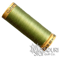 Gutermann 50 WT Cotton Thread Nile Green