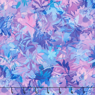 Artful Blooms - Leaves Hyacinth Yardage