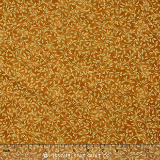 Winter's Grandeur - Gold Metallic Yardage