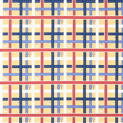 It Takes a Village - Crossroads Plaid Sunshine Yardage