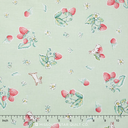 Bunnies and Cream - Strawberry Mint Yardage