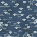 Imperial Collection 14 - Indigo Colorstory Fans Indigo Metallic Yardage