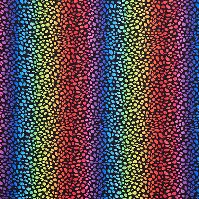 Cats - Animal Skin Rainbow Multi Yardage
