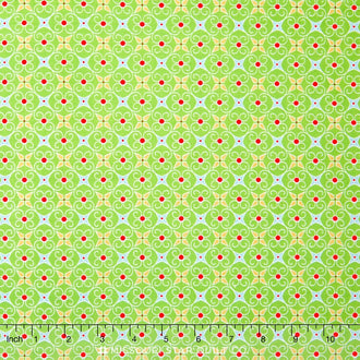 Cozy Christmas - Cozy Wrapping Paper Green Yardage