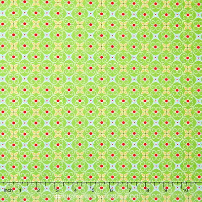 Cozy Christmas - Cozy Wrapping Paper Green Yardage