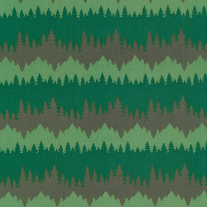 Only You - Tree Stripe Forest Yardage