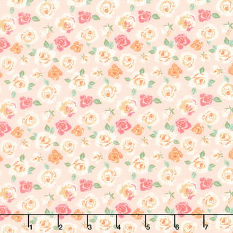 Bloomberry - Tiny Roses Blush Yardage