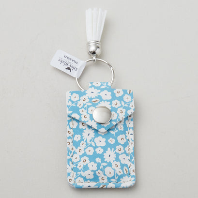 Leather Scissor Pouch with Scissors - Spring Gardens