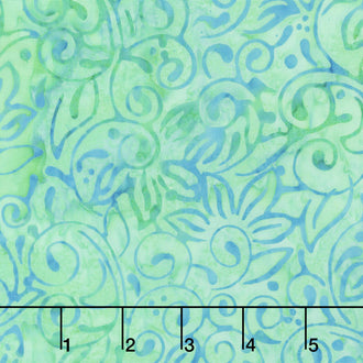Tonga Batiks - Aruba Vine Scroll Midori Yardage