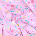 Unicorn Magic - Magical Flowers Lilac Metallic Yardage Alternative View #1