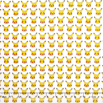 Pokemon - Pikachu White Yardage