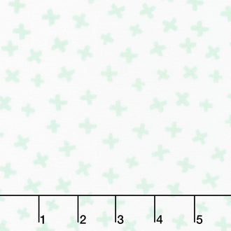 Penned Pals Flannel - Mint Colorstory Plus Mint Yardage
