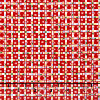 Toy Chest 2 - Toy Plaid Red Yardage