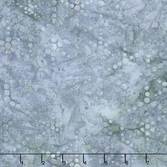 Artisan Batiks - Dot Dot Dot 2 Hexagon Dots Platinum Yardage