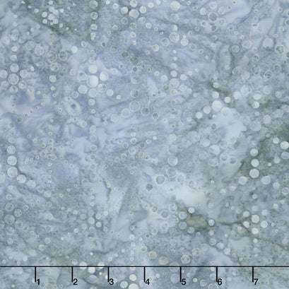 Artisan Batiks - Dot Dot Dot 2 Hexagon Dots Platinum Yardage