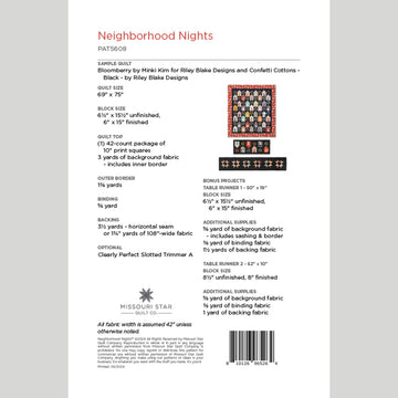 Digital Download - Neighborhood Nights Pattern by Missouri Star Alternative View #1
