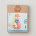 Folk Fox Wool Felt Embroidery Applique Ornament Kit Alternative View #3