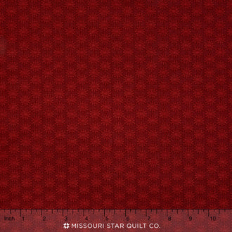Lost & Found Christmas - Snowflake Red Yardage