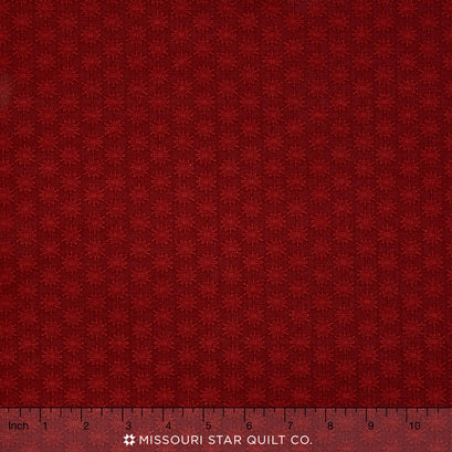 Lost & Found Christmas - Snowflake Red Yardage