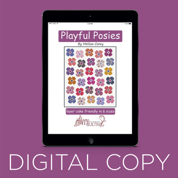 Digital Download - Playful Posies Quilt Pattern Primary Image