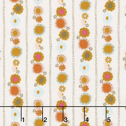 Guinevere - Daisy Chain Cream Yardage