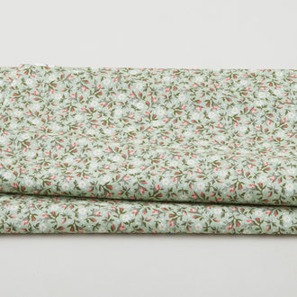 Graceful - Mini Floral Green 2 Yard Cut