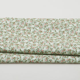 Graceful - Mini Floral Green 2 Yard Cut Primary Image