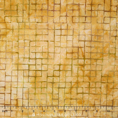 Artisan Batiks - Elementals Boxed In Curry Batiks Yardage